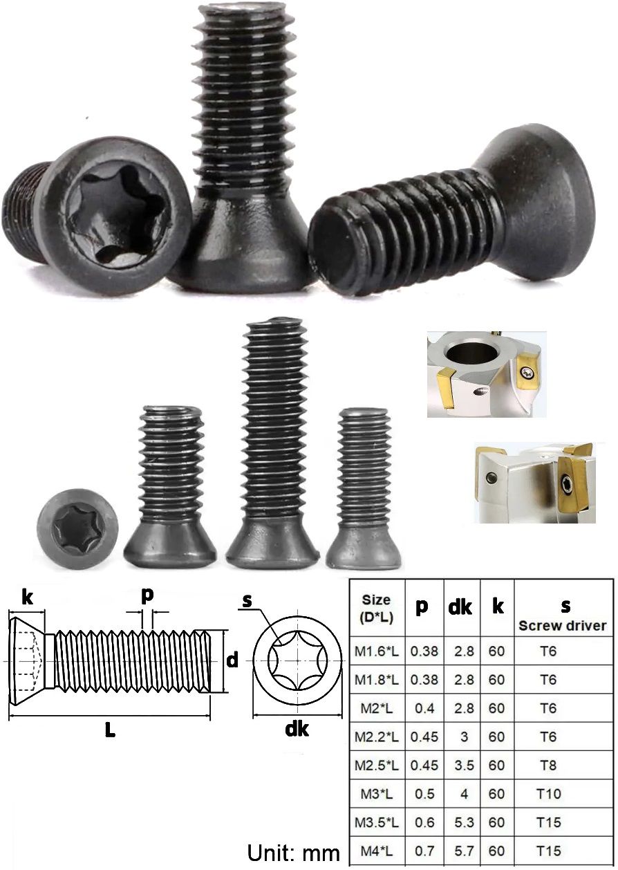 Tornillo Torx CNC Grade 12.9